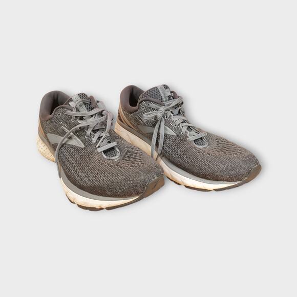 Mens Brooks GHOST Gray Running Shoes Sneakers Size 11.5 WIDE (2E) main image 11